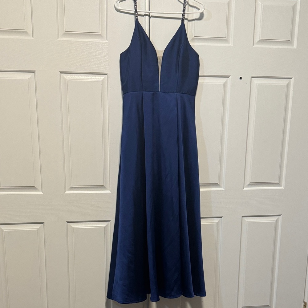 Speechless Navy Blue Dress